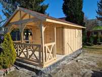 Domek letniskowy 6x3 ogrodowy altana pergola ROD