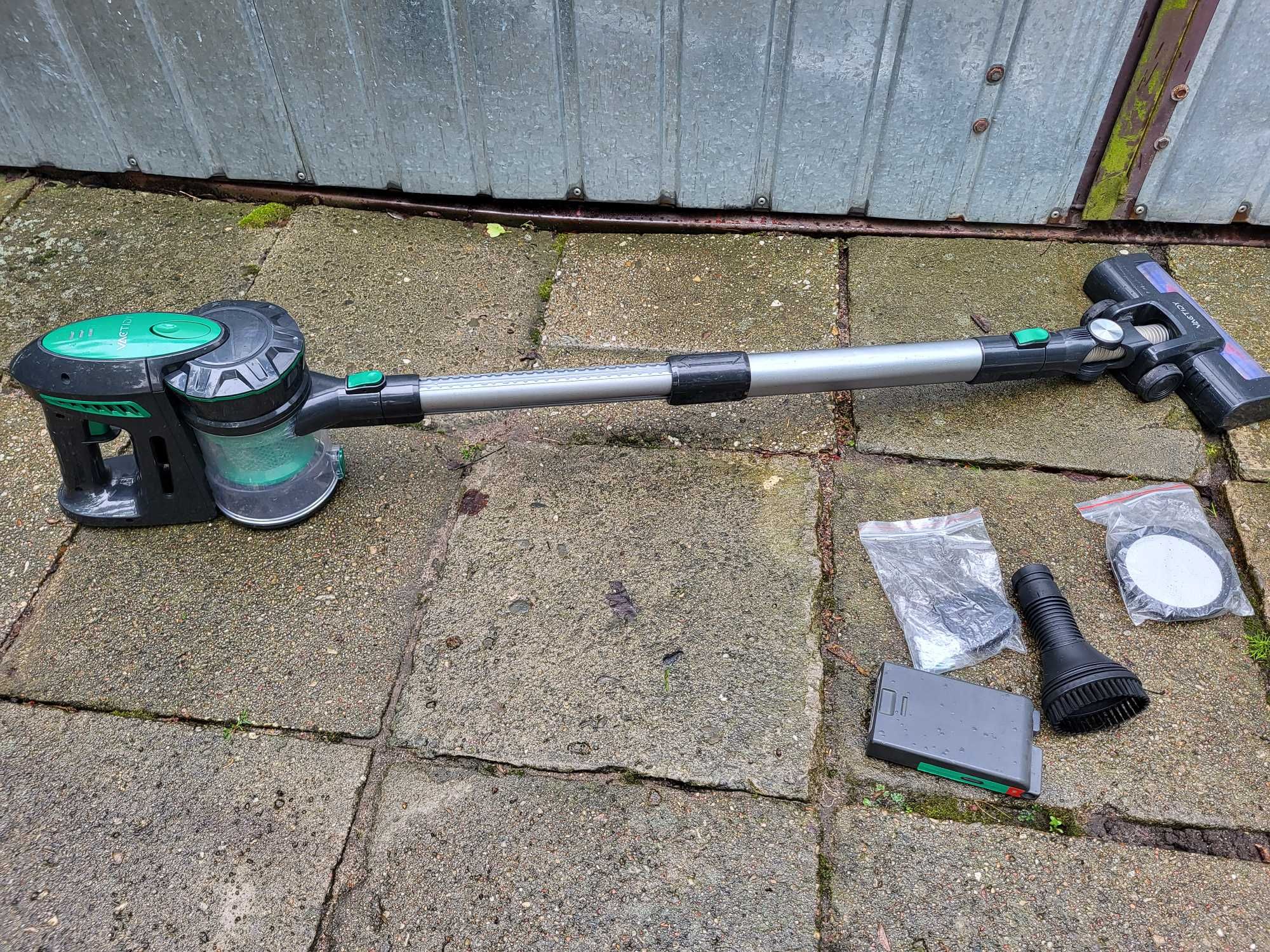 Vactidy V8 Bezprzewodowy odkurzacz akumulatorowy ze zdejmowaną baterią