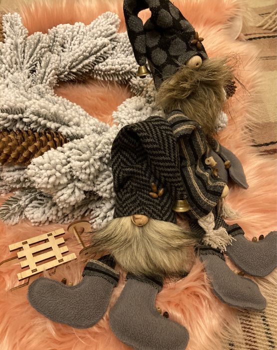 Новорічні гноми, декор, різдвяний декор, новий рік