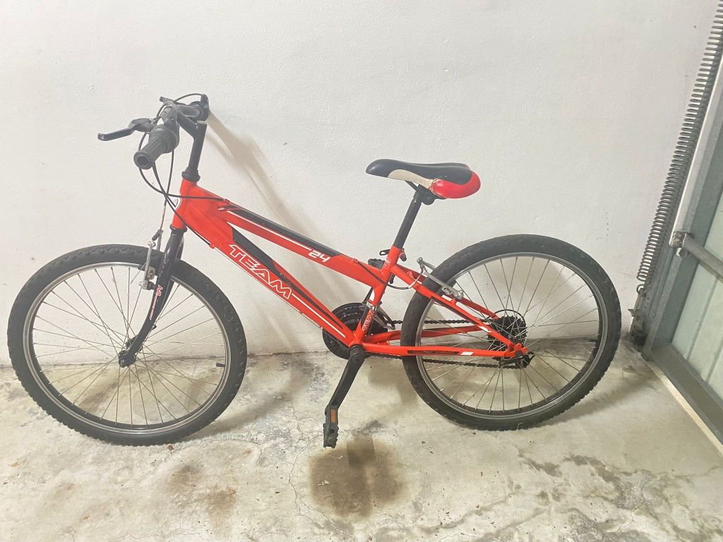 Bicicleta Team, roda 24 Polegadas