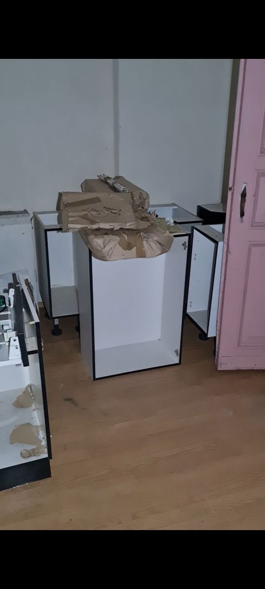 szafki kuchenne rozne kpl z demontażu z frontami