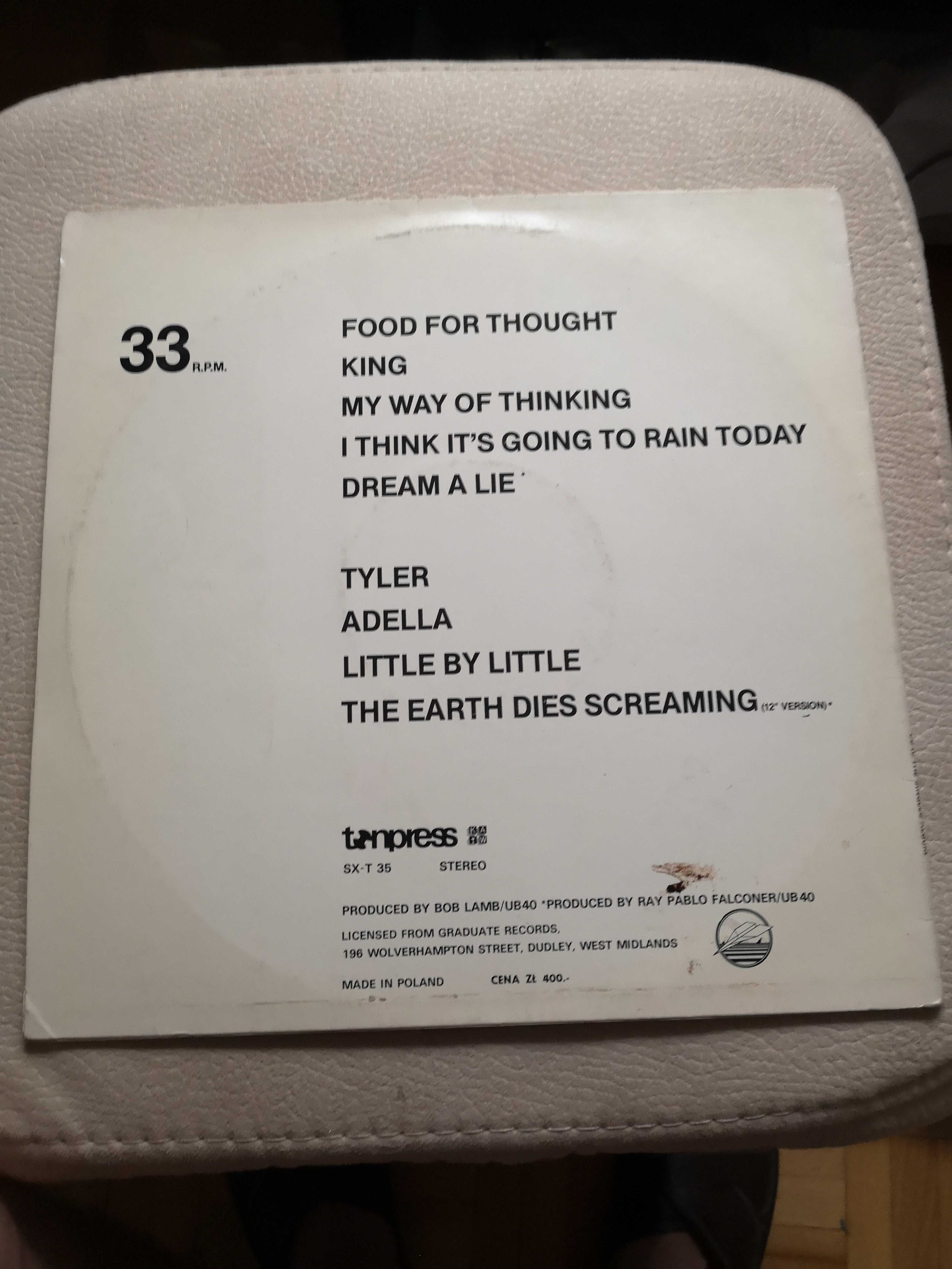 Płyta winylowa UB40 The Singles Album Tonpress
