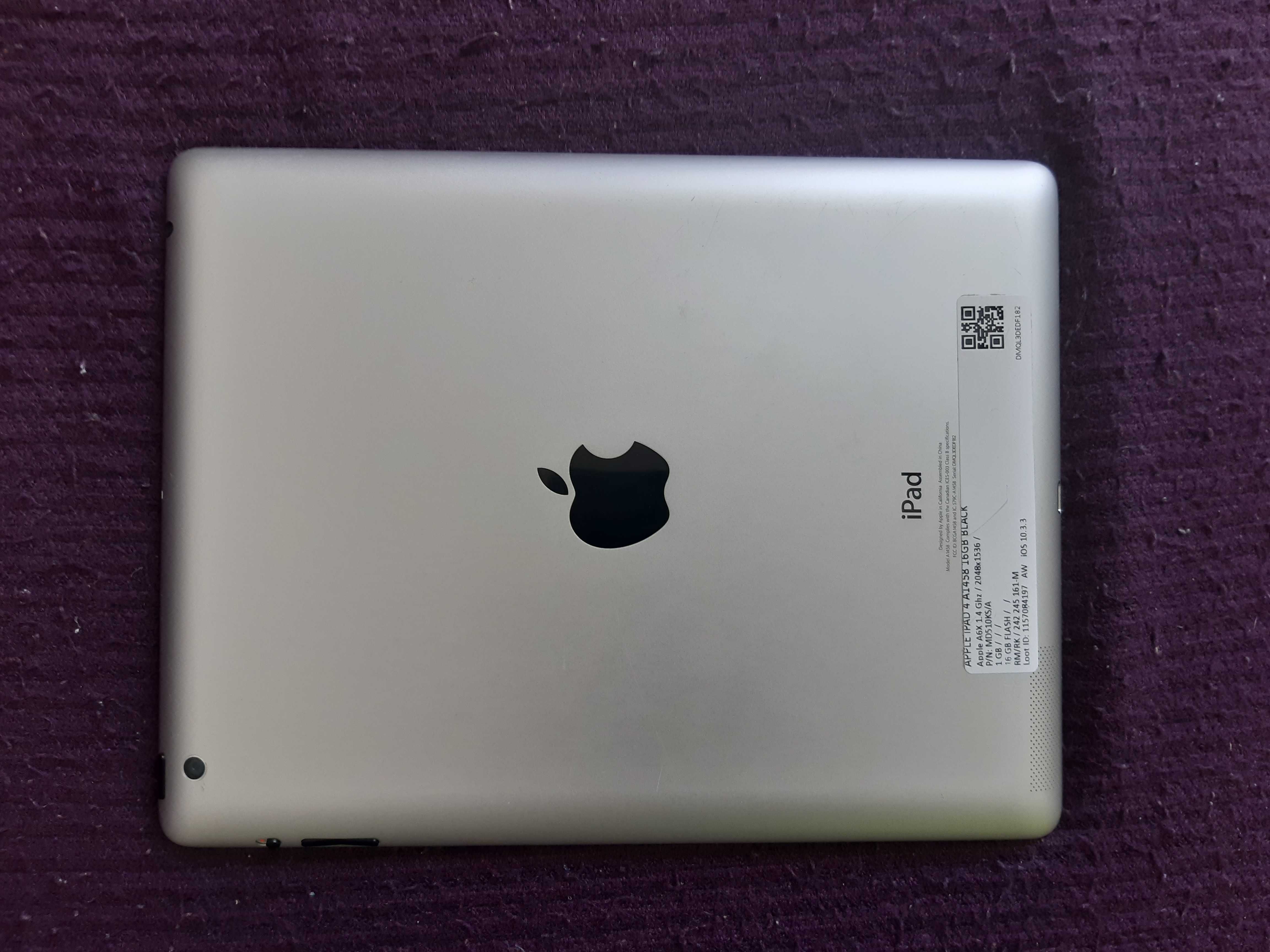 Apple iPad 4 16GB CZARNY przód