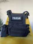 Kamizelka taktyczna policja, wkłady balkstyczne, plate carrier