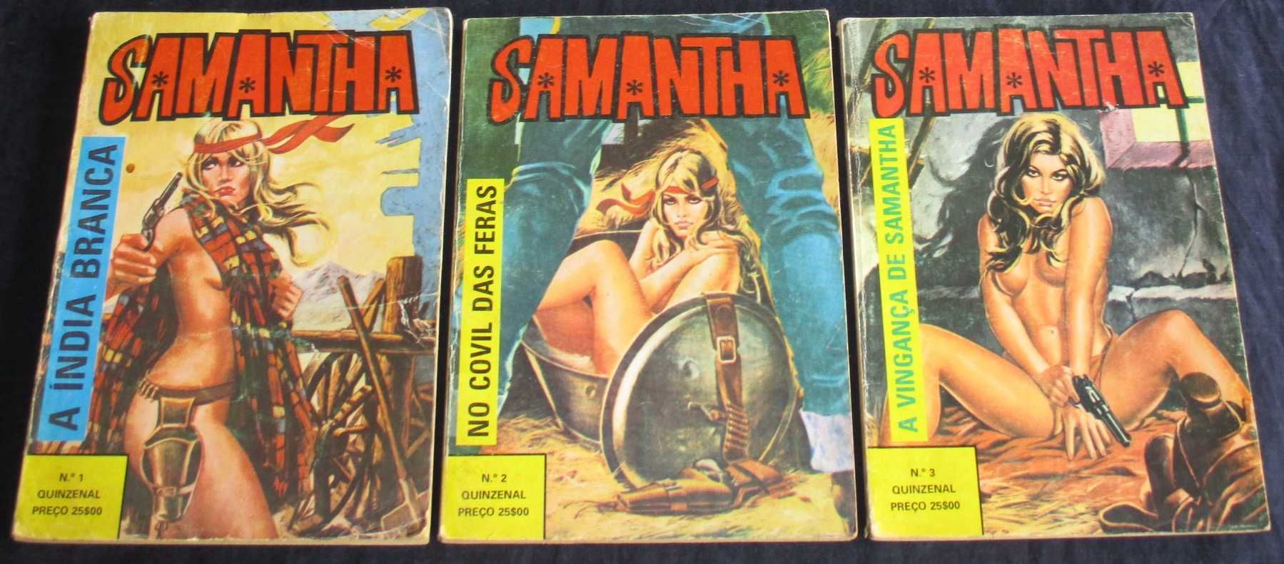 Livros BD Samantha Editorial Globo 1976