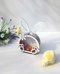 Кролик пасхальний скарбничка для цукерок, шоколадних яєць