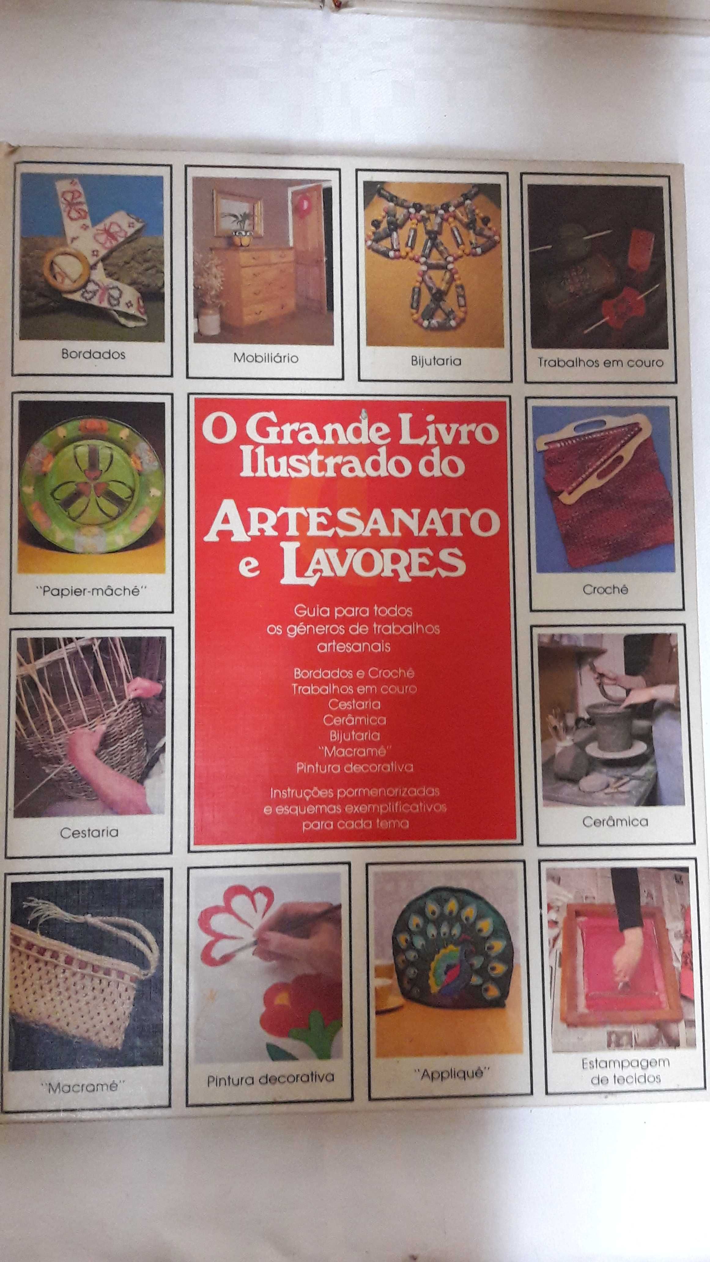 Grade livro - Culinária + Bricolage + Artesanato e lavores