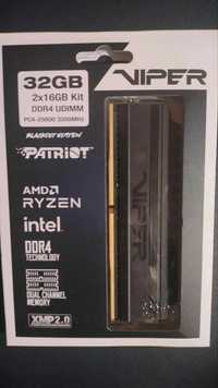 Patriot.Viper ddr4 32gb 2x16GB 3200MHz на Гарантии!