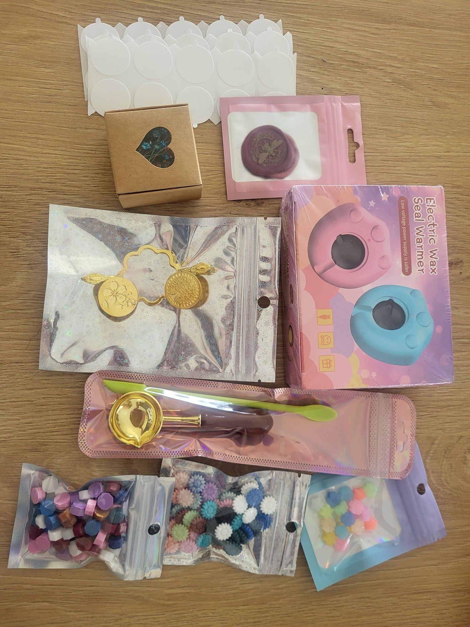 Zestaw do wosku, stempli scrapbooking DIY