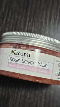 Nacomi - Rose Savon Noir. Mydło czarne z wodą różaną.