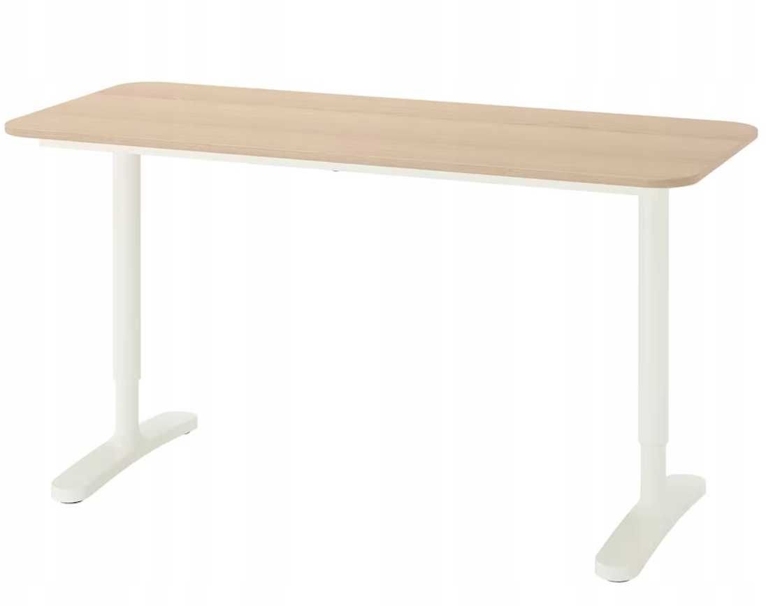IKEA BEKANT biurko z regulacją wysokości 140x60/65-85cm