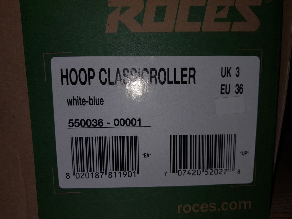 roces damskie Wrotki Hoop CLASSIC Roller 550036 rozmiar 36