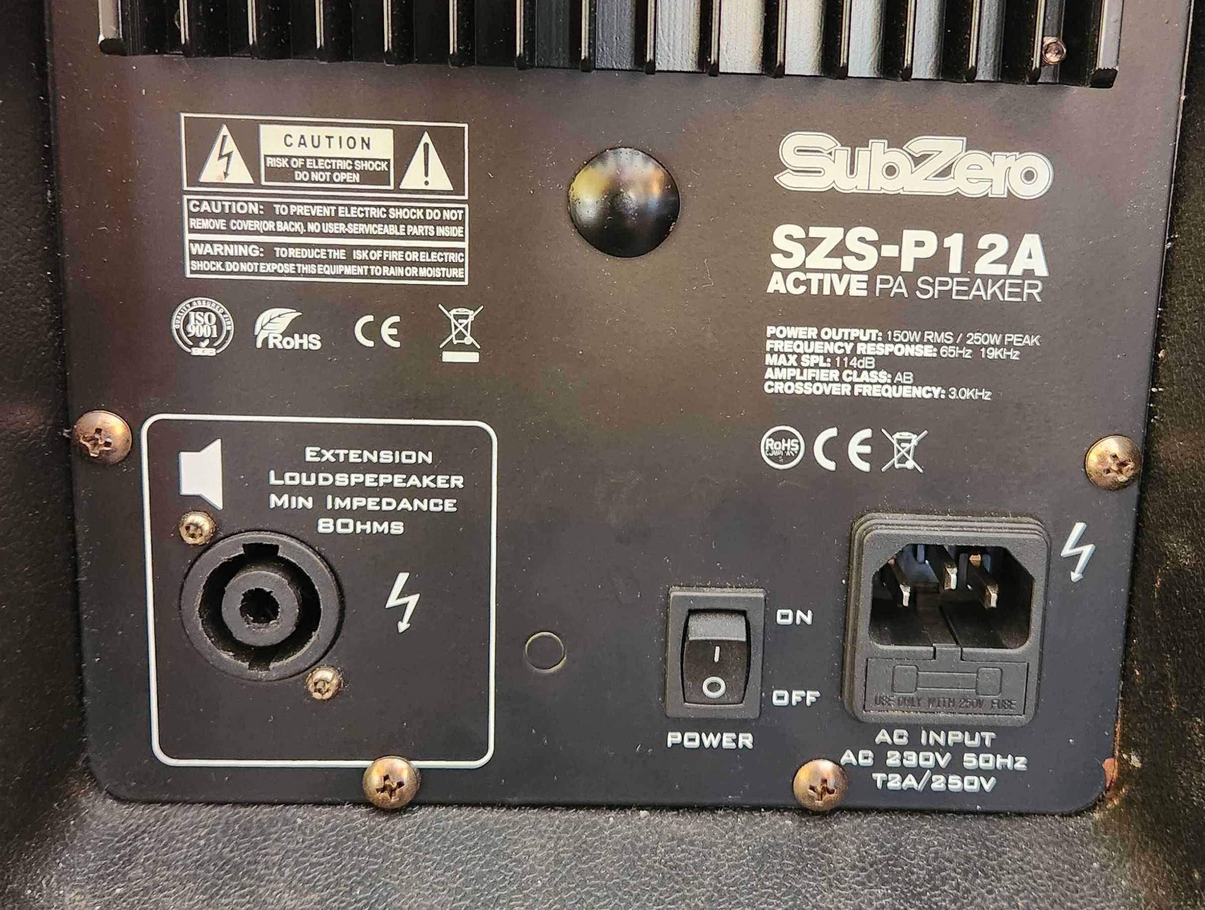 SUBZERO SZS-P12 A głośnik