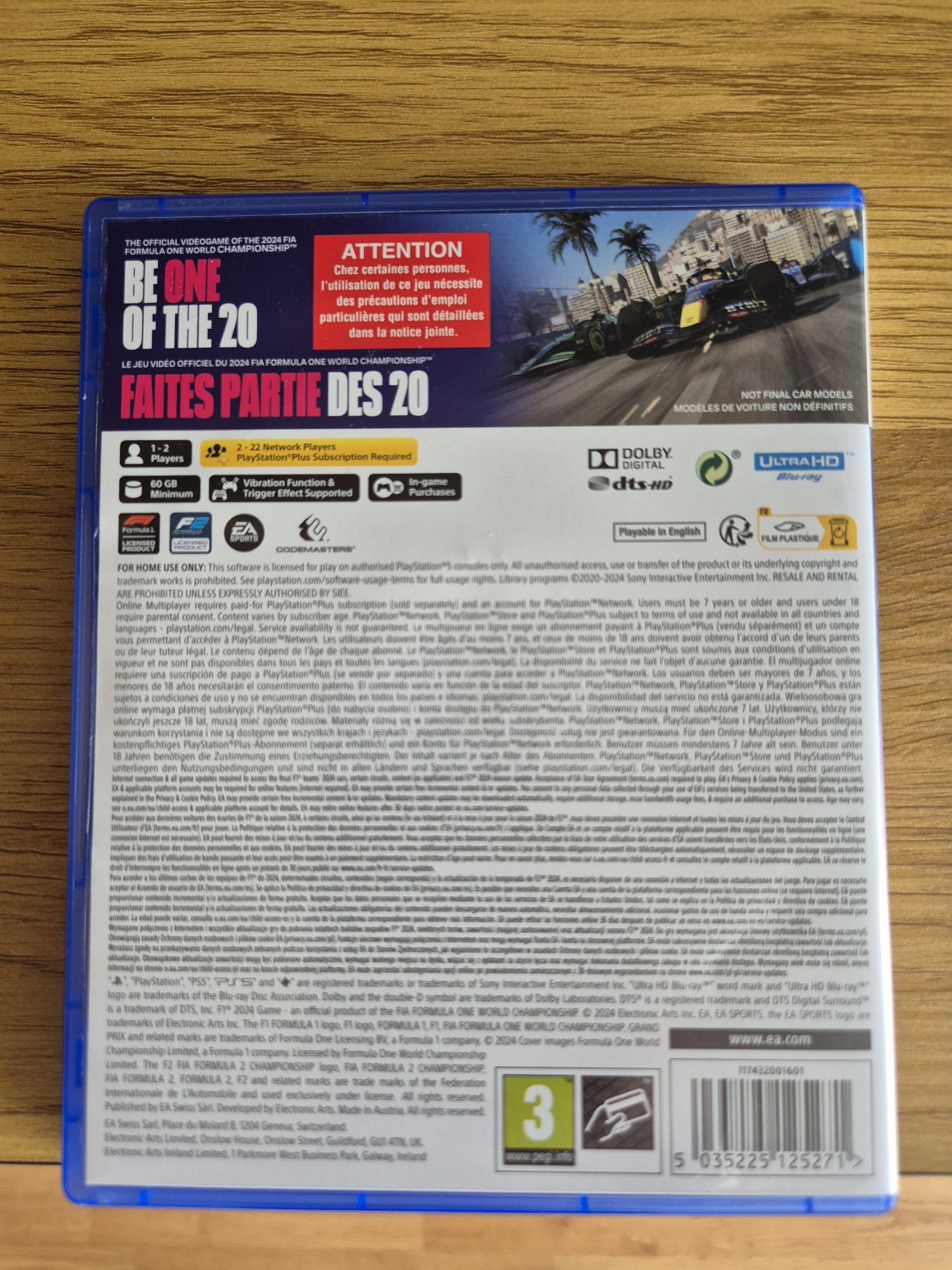 Sprzedam f1 24 na ps5