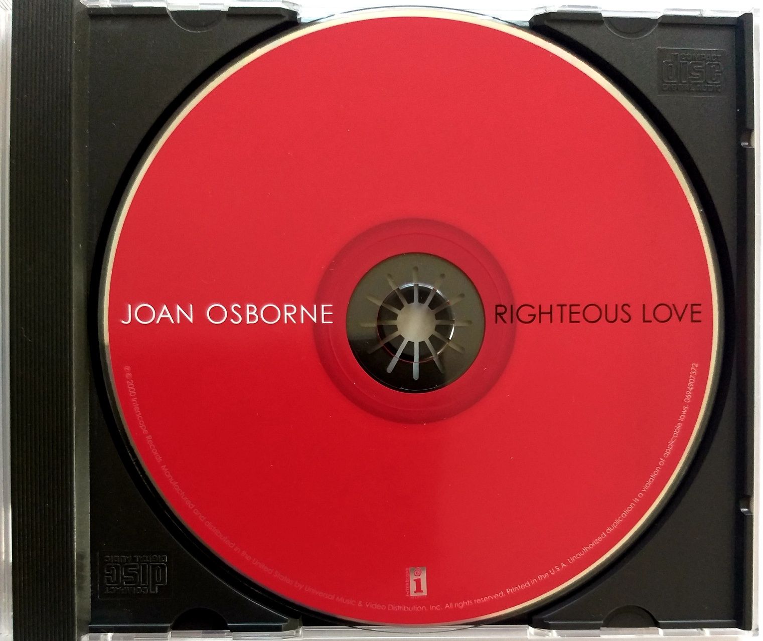 Joan Osborne Righteous Love 2000r