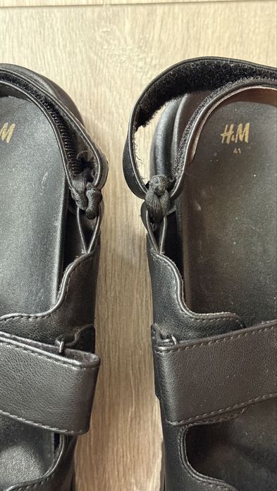 Стильні сандалі на високій підошві еко шкіра від h&m