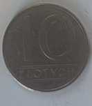 Moneta z PRL -u 10 zł z 1987 roku