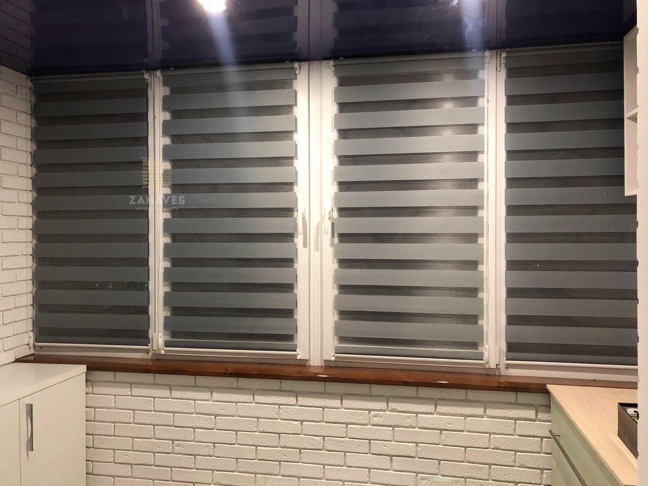 Рулонные шторы, римские, блекаут, тканевые ролеты, жалюзи день ночь