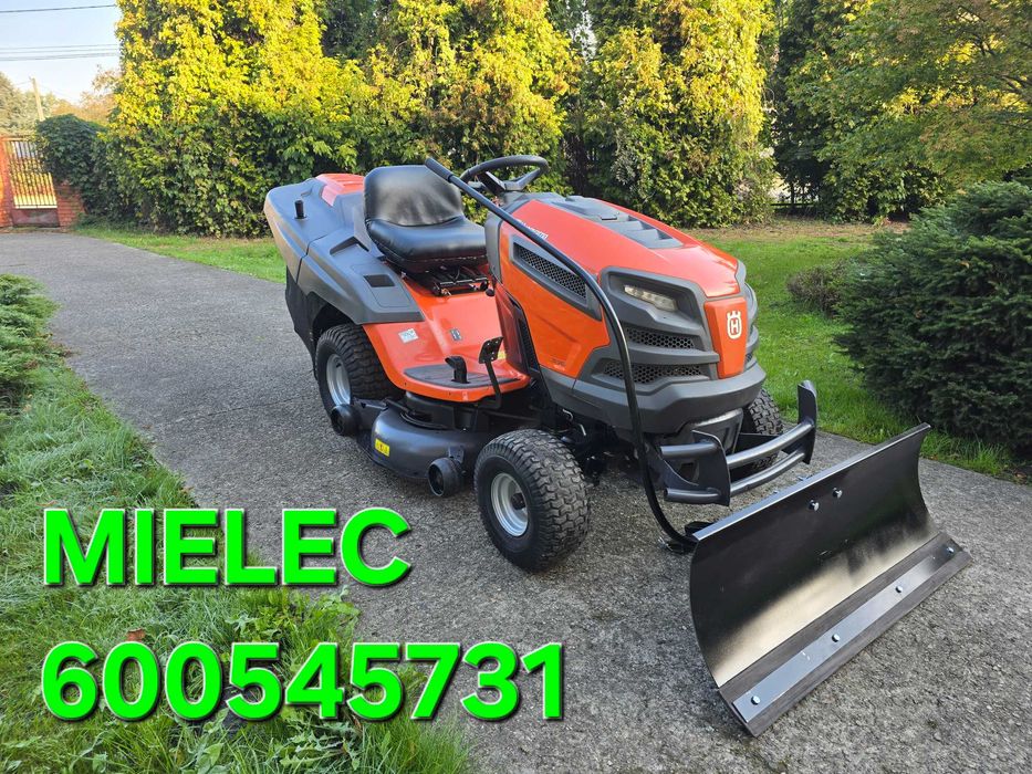Traktorek kosiarka Husqvarna TC342 24KM v-ka B&S 3in1 + PŁUG SuperStan