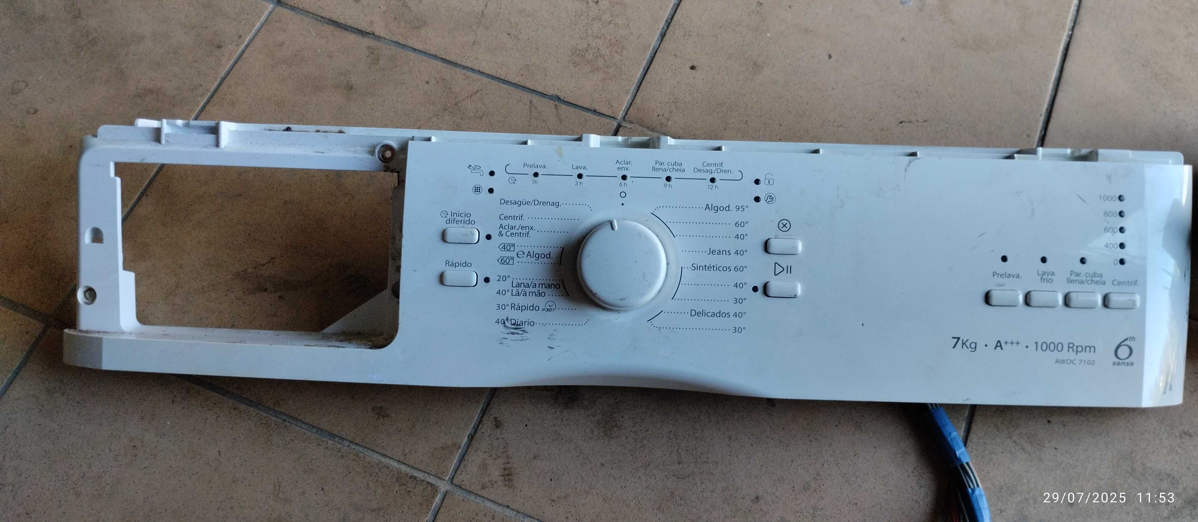 Painel máquina de lavar