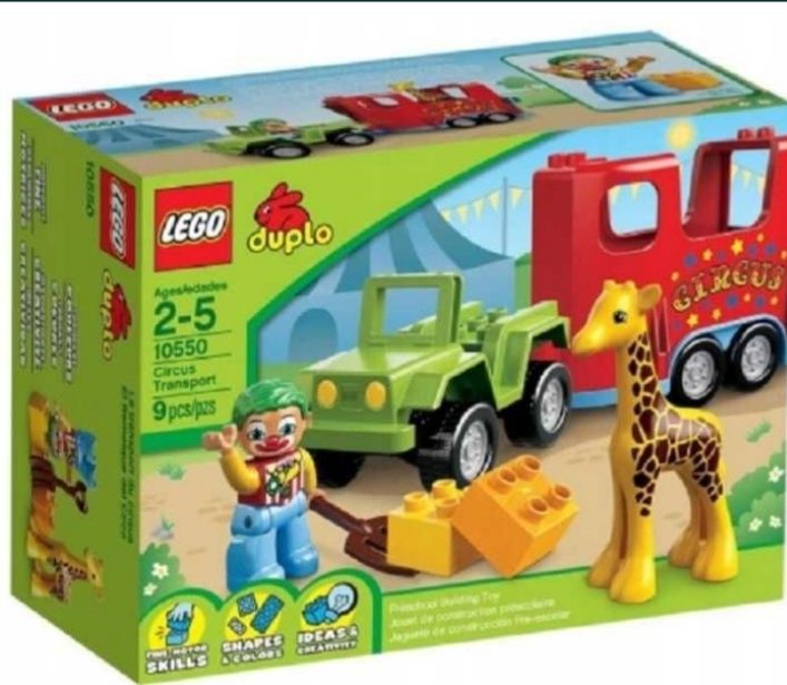 Lego duplo duży cyrk dwa zestawy 10503 i 10550