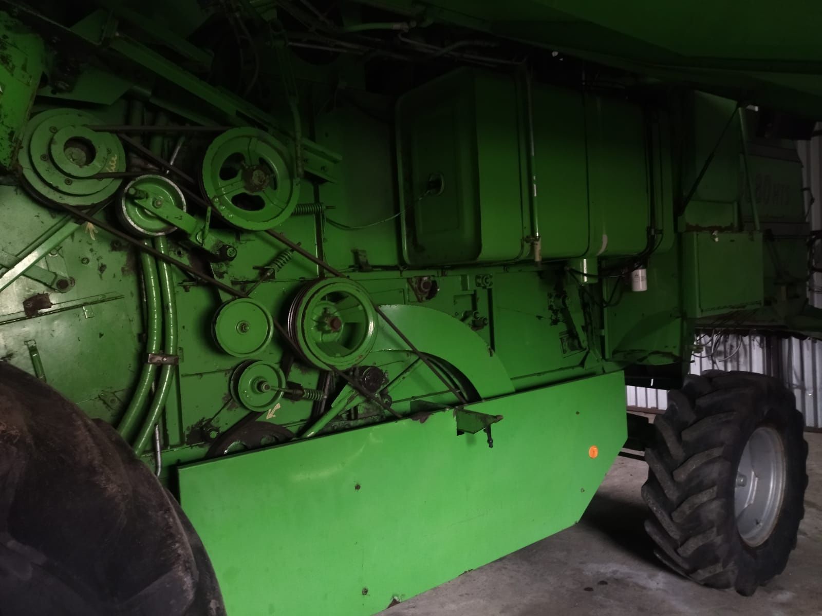 1999r. kombajn Deutz fahr 4080 6m + wózek. /4090, MF 38