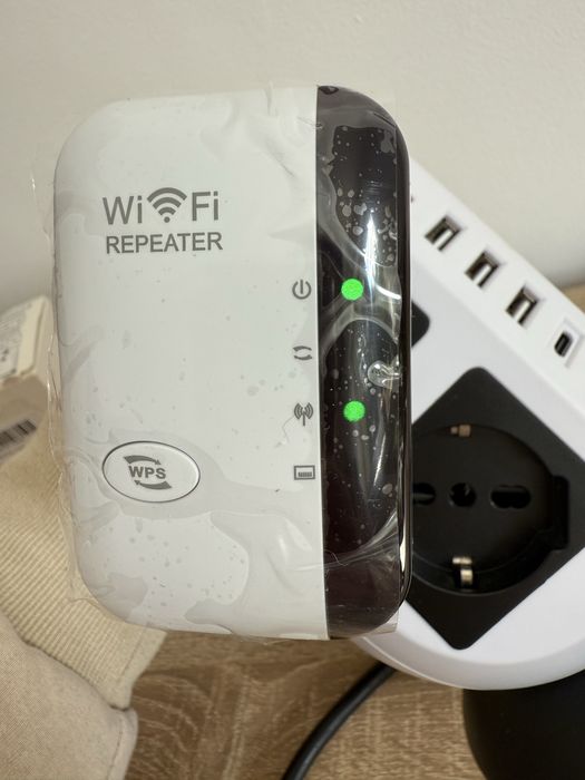 Wzmacniacz sygnału Wi-Fi Wireless-N 300 Mb/s, WPS + LAN