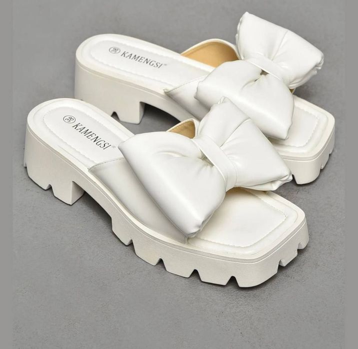 Шльопанці з бантом мега крута модель