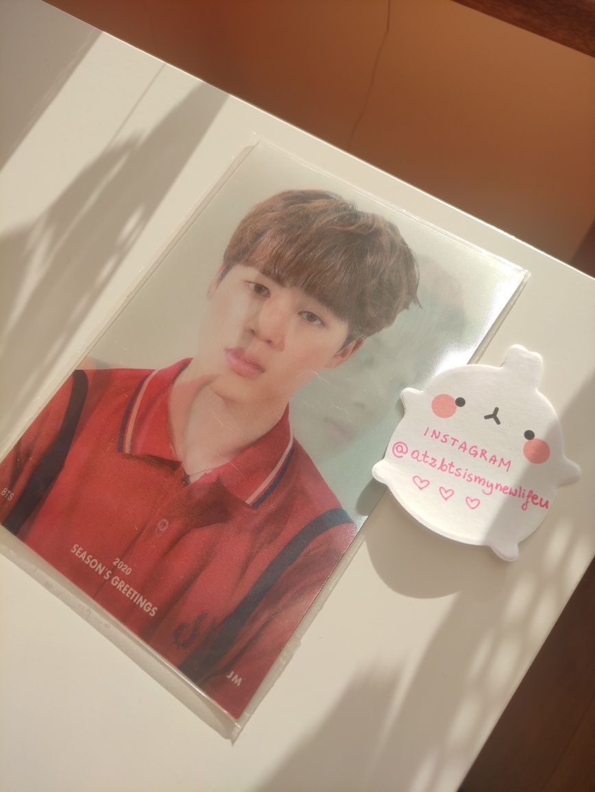 Jimin lenticular season's greetings 2020 BTS kpop