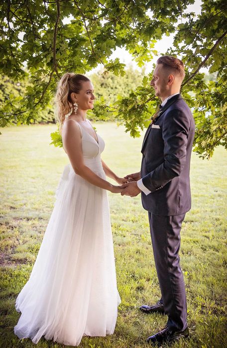 Klasyczna suknia ślubna Marella kolekcja Anne-Mariée