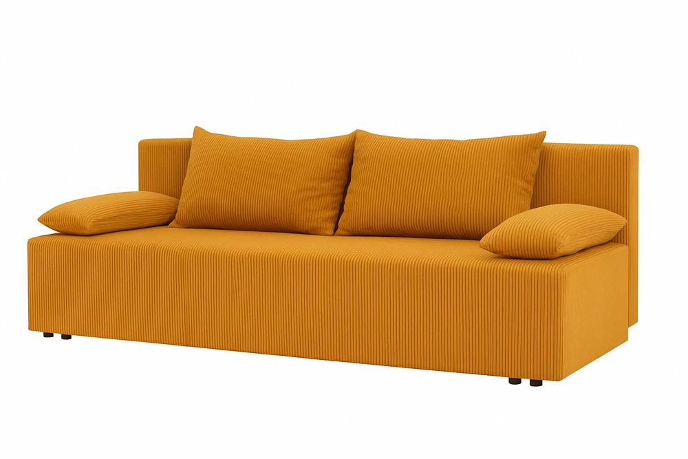 Kanapa z Funkcją Spania Sofa Rozkładana Pojemnik na Pościel Wersalka