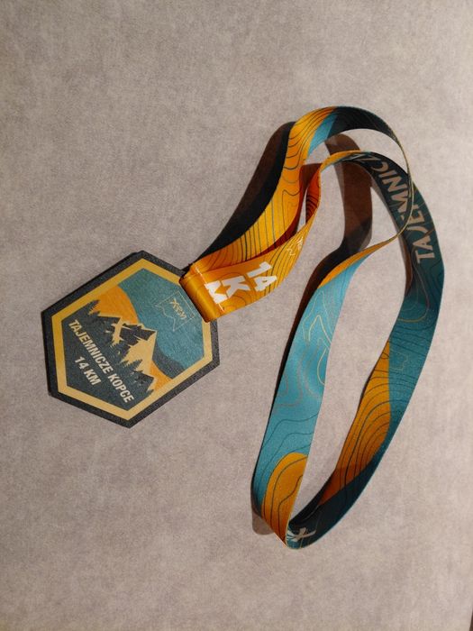 Medal z biegu - X-run - 14km - Tajemnicze kopce