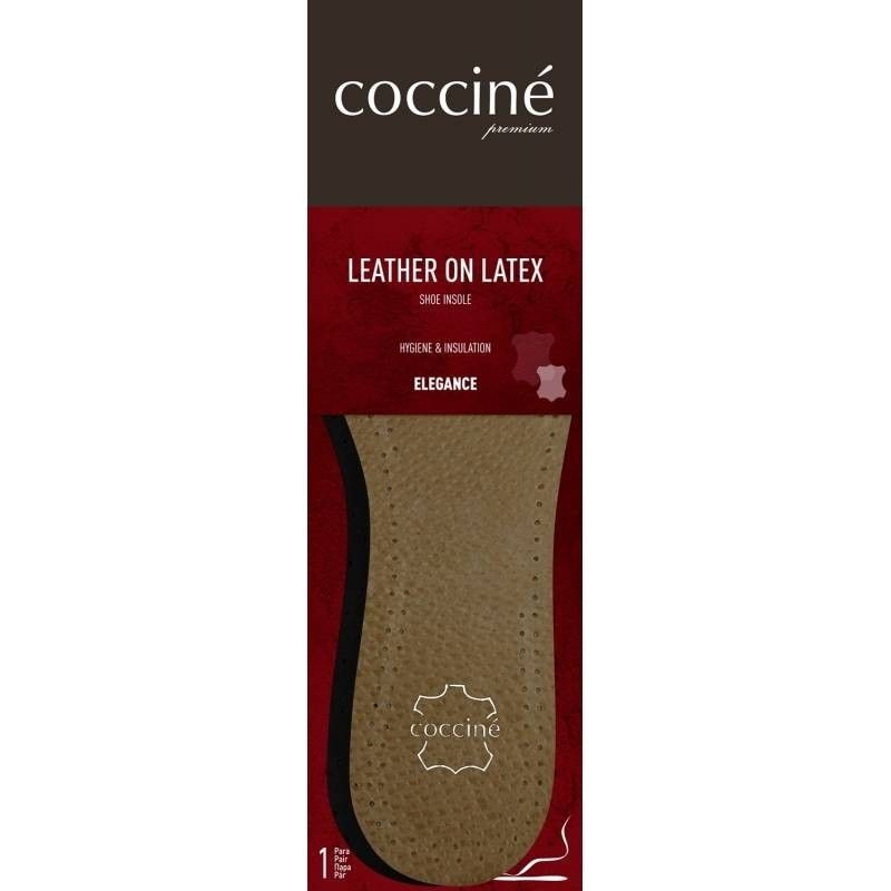 r.38 - Skórzane wkładki Leather on Latex Coccine