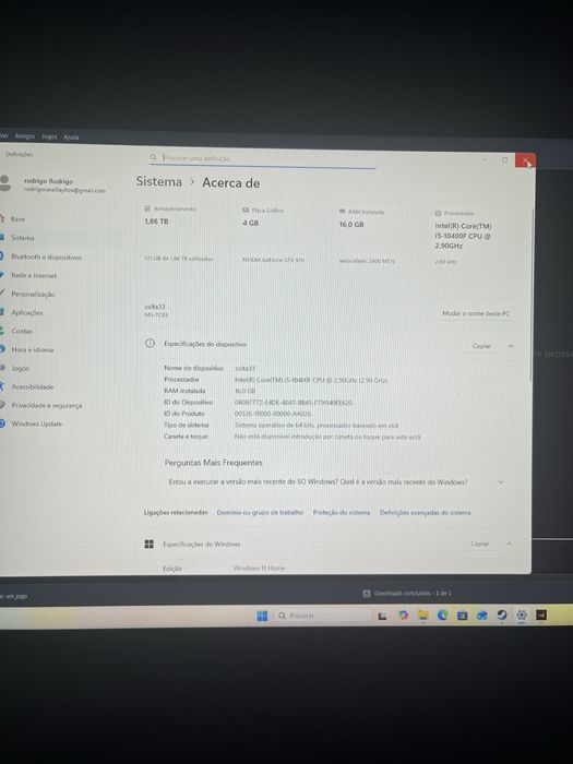 Pc gamer i5 10400f 2tb ssd