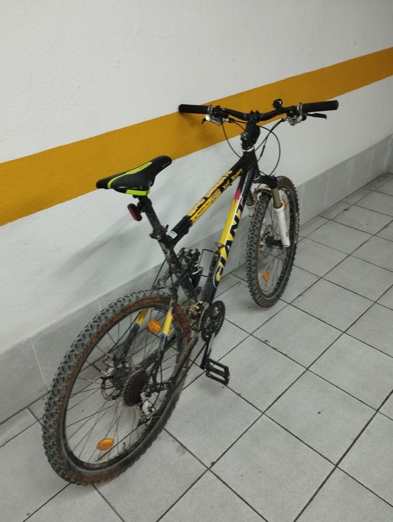 Bicicleta suspensão total 26" btt xco