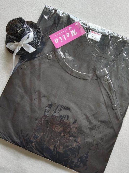 Koszula ciążowa s do karmienia rozpinana na boki odpinana piżama