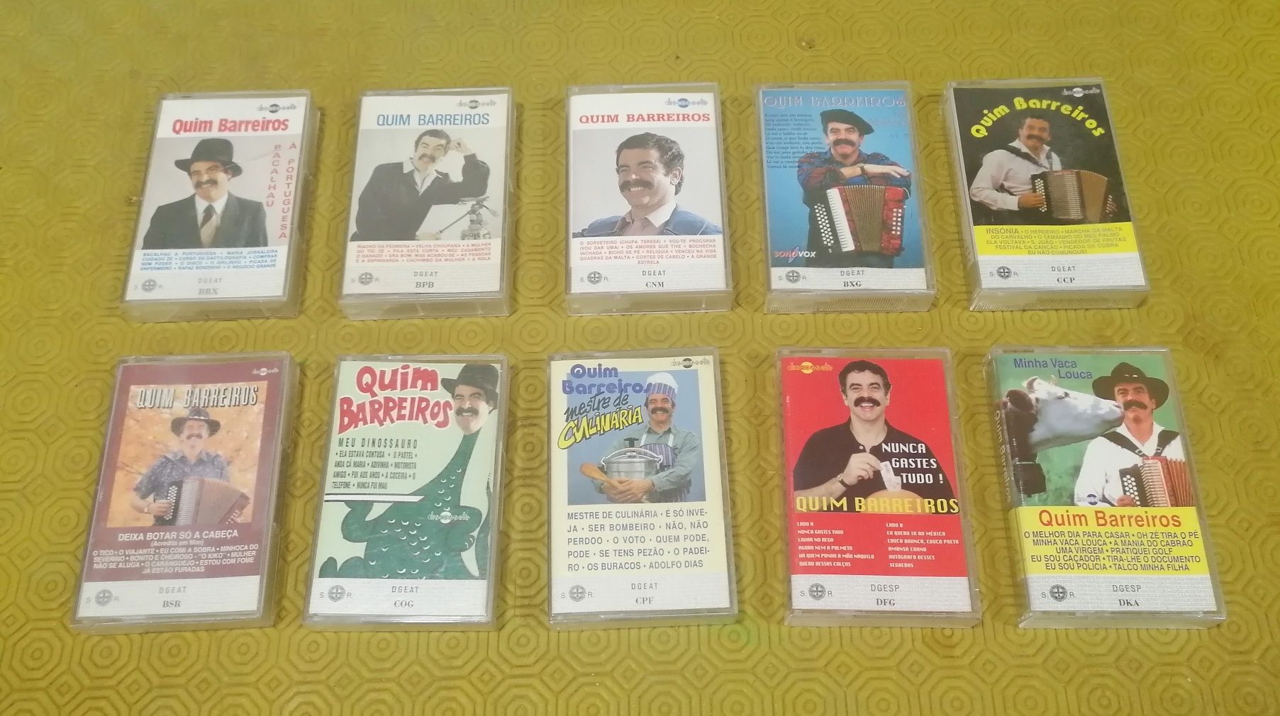 Cassetes Originais K7 música **Ver Lista**