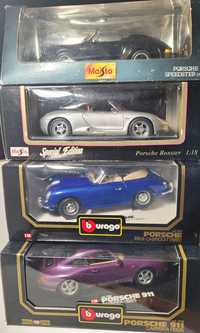 Modele skala 1/18 porsche 911 356 speedster boxter burago maisto