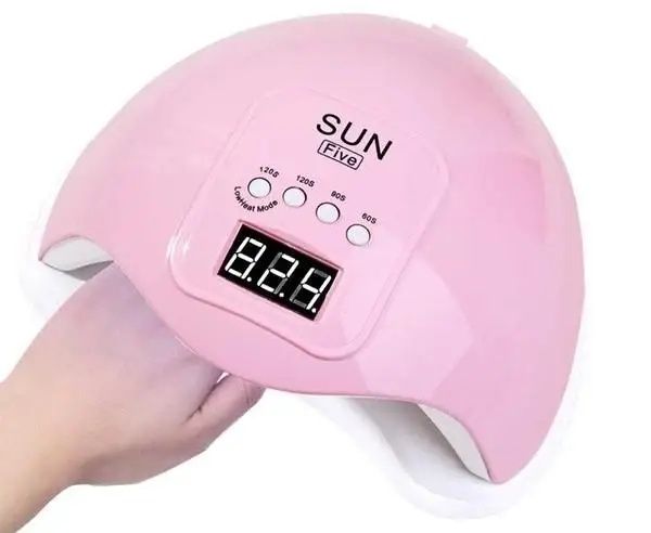 Лампа для манікюру та педикюру SUN Five Nail 48 Вт гібридна UV/LED
