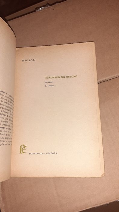 Ilse Losa encontro no Outono livro raro