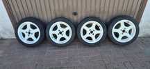 Alufelgi 4x98 z oponami letnimi 195/50/R15