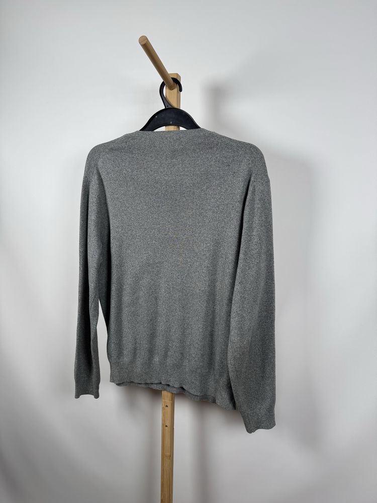 Polo Ralph Lauren szary bawełniany sweter L