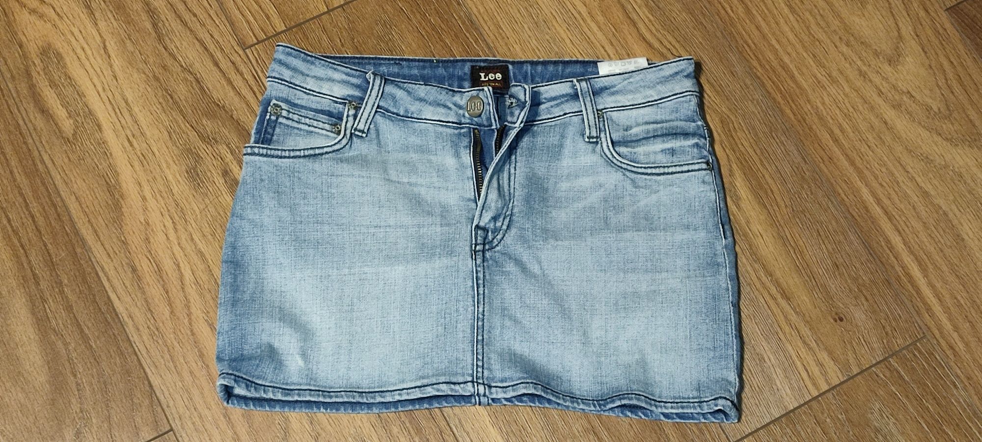 **LEE** mini jeans spódniczka W26