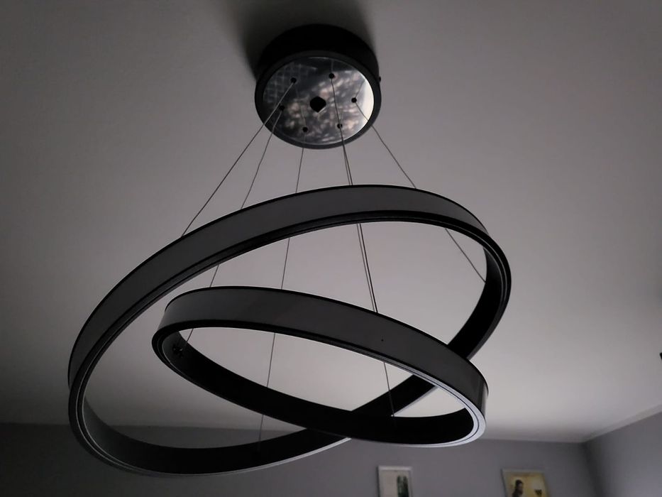 Lampa LED okręgi