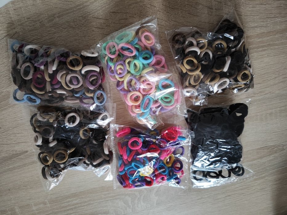 Gumki do włosów 100 sztuk