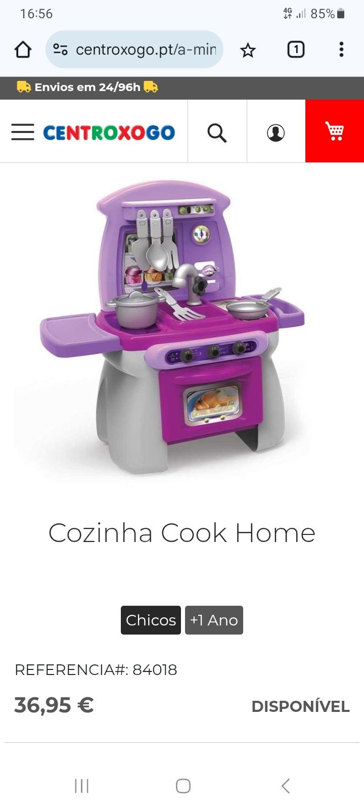 Cozinha brincar com acessórios