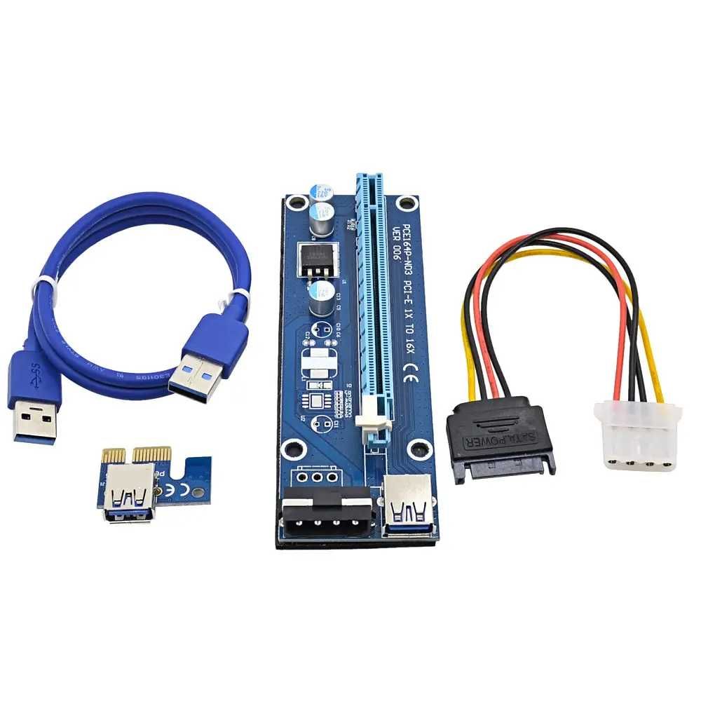 Райзер USB 3.0 PCI-E 1X - 16X Riser USB 3.0 для видеокарт