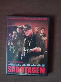 filme dvd original - sabotagem - novo