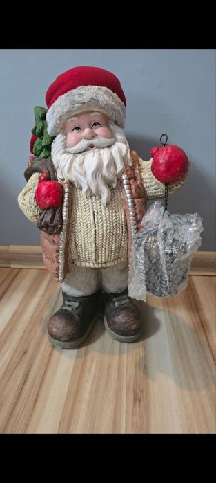 Home&you piękny Mikołaj świecznik duży