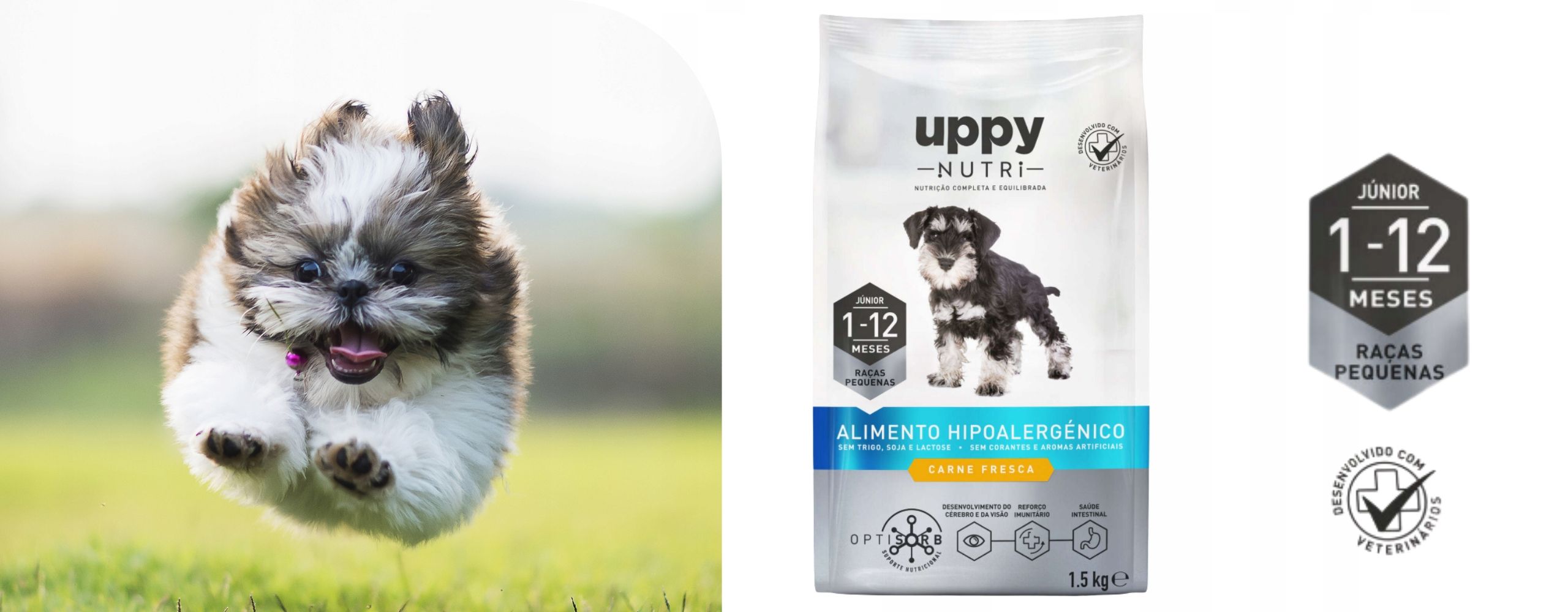 Sucha Karma Uppy Nutri Premium Bezzbożowa dla Szczeniąt 1,5kg